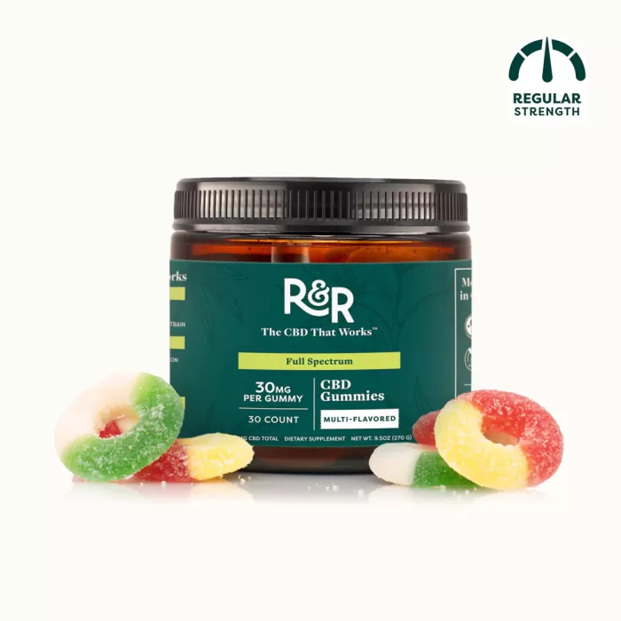 R&R Full Spectrum Multi Flavor Gummy Rings (30mg)