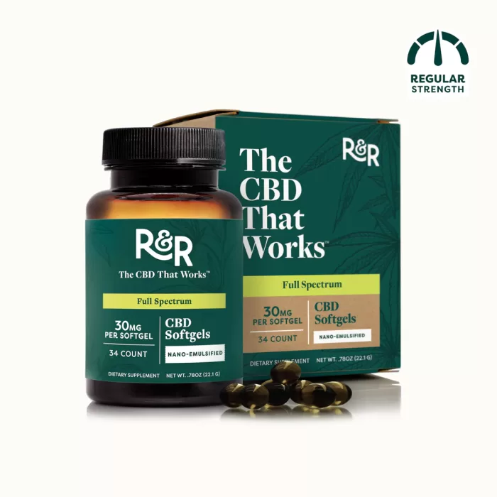 R&R Full Spectrum Hemp Extract 30mg soft gels (34)