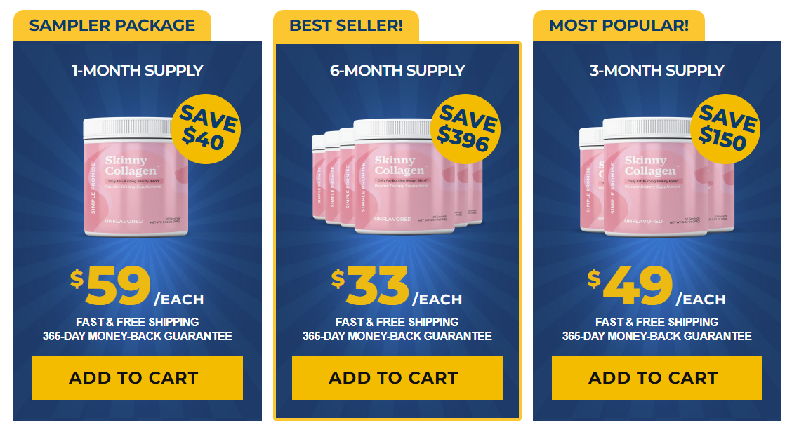 Skinny Collagen Pricing