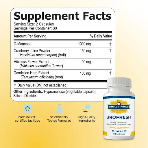 UroFresh supplement fact